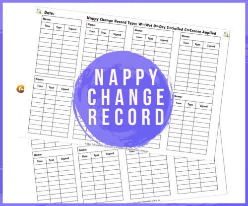 Nappy Change Record