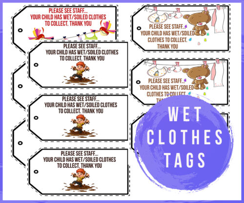 Wet Clothes Tags