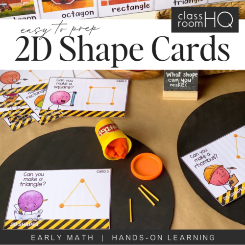 2D Shape Stem Challenge Cards Sq Cover