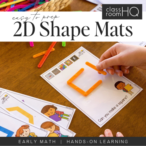 2D Shape Simple Play Mats Sq Cover 1