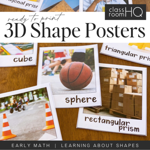 3D Shape Posters With Real Life Photos Sq Cover