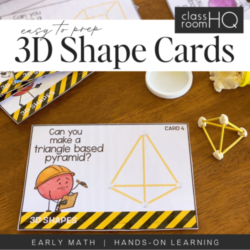 3D Shape Stem Challenge Cards Sq Cover