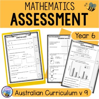 Maths Assessment Year 6 Cover