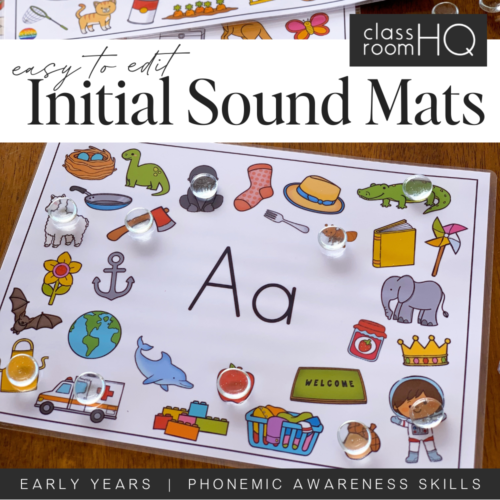 Initial Sounds Alphabet Mats