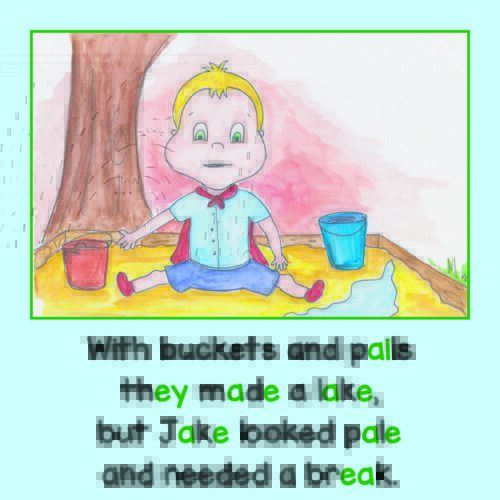 Long A Phonics Story Baby Jakes Birthday Uk Spelling Page 15
