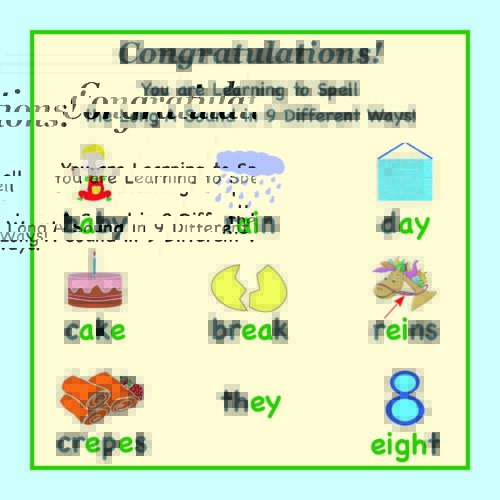 Long A Phonics Story Baby Jakes Birthday Uk Spelling Page 24