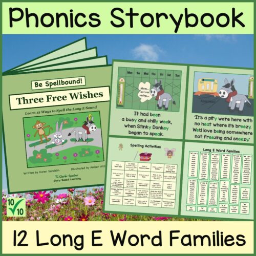 Long E Phonics Storybook Cover