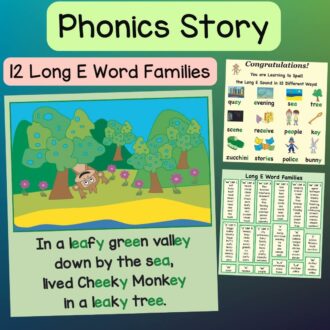 Long E Phonics Storybook Printed Cover