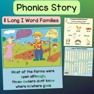 Long O Phonics Storybook Covers
