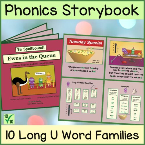 Long U Phonics Storybook
