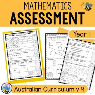 Maths Assessment Year 1 Australian Curriculum V9 Cover