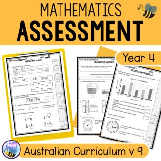 Maths Assessment Year 4 Australian Curriculum V9 Cover