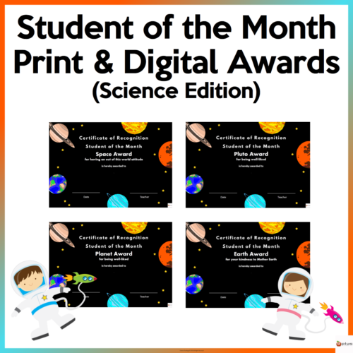 Student Of The Month Science Edition Cover Page