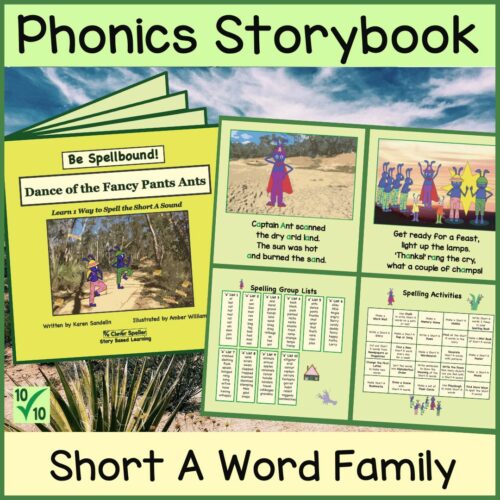 Short A Phonics Storybook Cover V2 Square 2