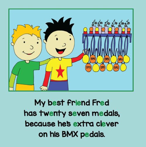 Short E Phonics Story My Best Friend Fred Uk Spelling Page 02