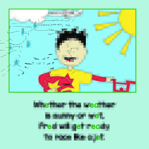 Short E Phonics Story My Best Friend Fred Uk Spelling Page 08