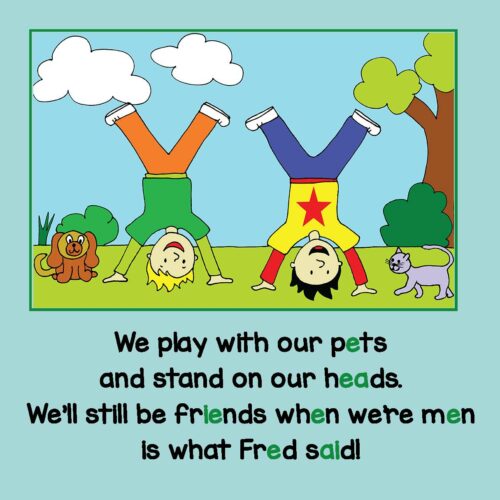 Short E Phonics Story My Best Friend Fred Uk Spelling Page 15