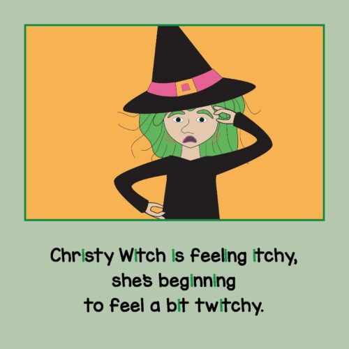 Short I Phonics Story Itchy Witch Uk Spelling Page 02