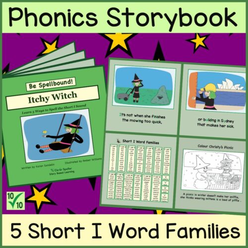 Short I Phonics Storybook Cover Square 2