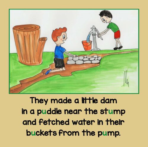 Short U Phonics Story Stuck In The Mud Uk Spelling Page 03