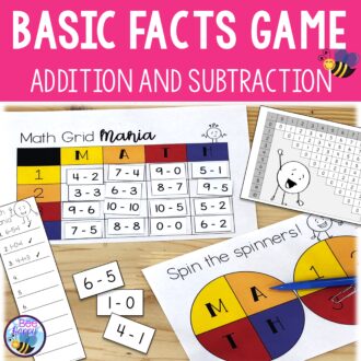 Addition and Subtraction Basic Facts Game