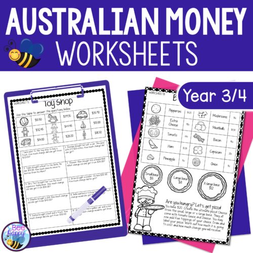 Australian Money Worksheets Year 3_4
