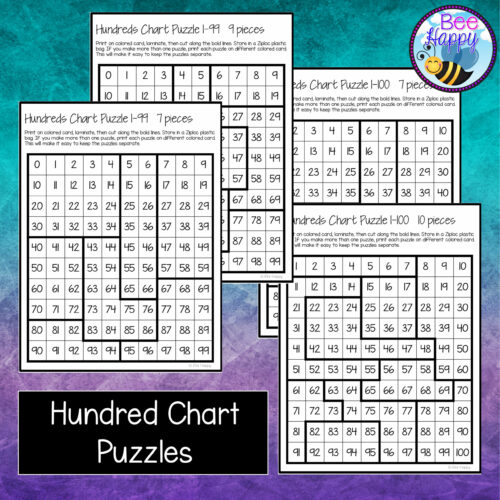 Counting To 1 000 Hundreds Charts Puzzles