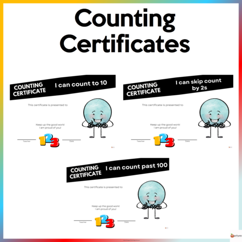 Counting Certificates Cover Page