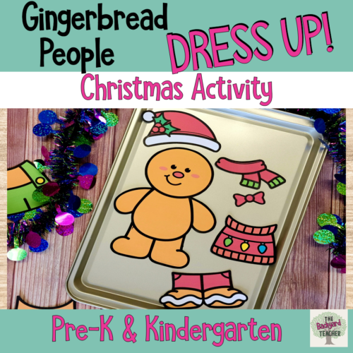 Gingerbread People Dress Up Christmas Activity 1