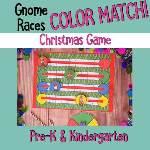 Gnome Races Color Match Christmas Game 1