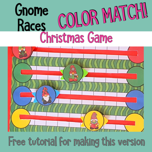 Gnome Races Color Match Christmas Game 4