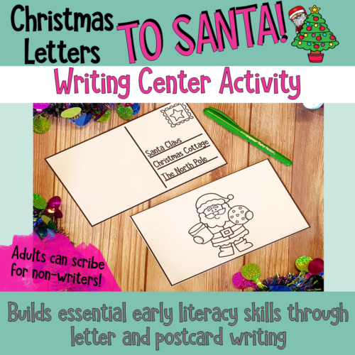 Letters To Santa Christmas Writing Center Activity 2