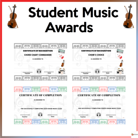 Music Awards Cover Page