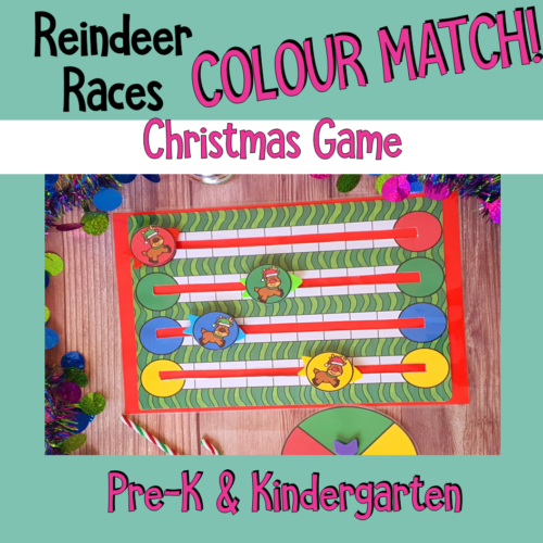 Reindeer Races Colour Match Christmas Game For Atm 1