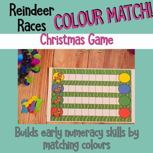 Reindeer Races Colour Match Christmas Game For Atm 2