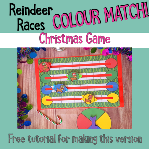 Reindeer Races Colour Match Christmas Game For Atm 4