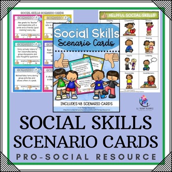 Social Skills Scenario Cards and Lesson - Australian Teachers Marketplace