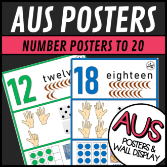 Australian Number Poster 1