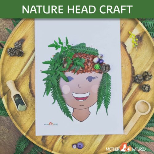 Nature Craft Head Collage