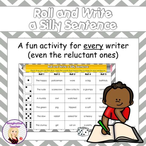 Roll And Write A Silly Sentence 1