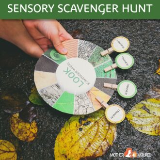 Sensory Nature Scavenger Hunt