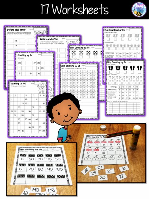 Australian Curriculum Maths Year 1 Number Sequences Worksheets