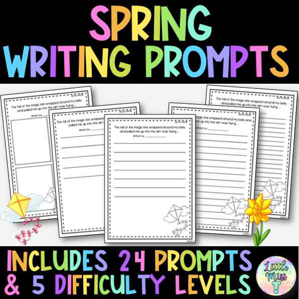 Spring Writing Prompts - Creative Persuasive Informative Writing Papers ...