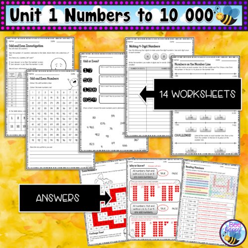 Year 3 Maths Numbers To 10 000 Worksheets