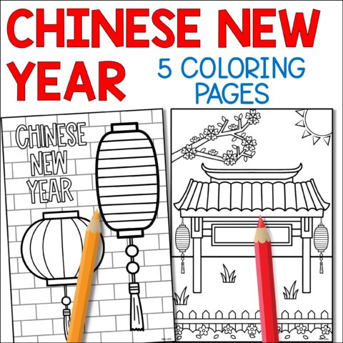 Chinese New Year Coloring Pages Cover