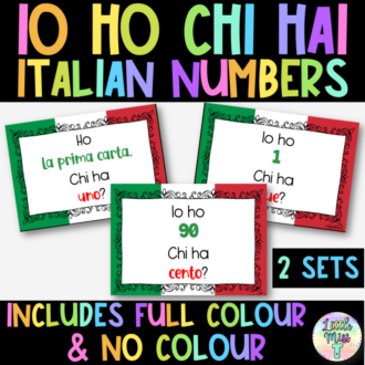 Italian number I have who has