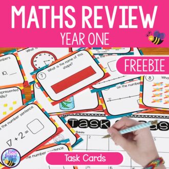 Australian Curriculum Maths Year 1 Review Task Cards