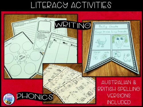 Writing Prompts And Phonics Activities
