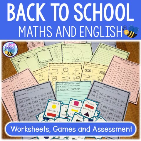Back To School Maths And English Activities, Games And Assessment Pack Cover