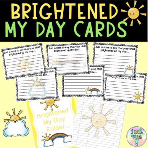 Brightened My Day Cards